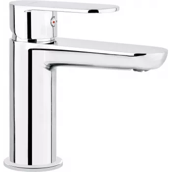 Rubinetto per lavabo Deante Alpinia BGA_020M – miscelatore monocomando da appoggio per lavabo in cromo