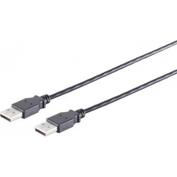 Cavo USB S/CONN 13-22055 USB 2.0 5 m nero