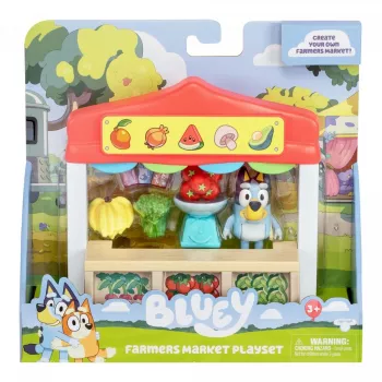 Set di personaggi giocattolo TMTOYS Mini Bluey negozio di alimentari BLU17555 – set di mini personaggi per il divertimento
