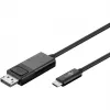 Goobay USB-C a DisplayPort. M/M. Nero