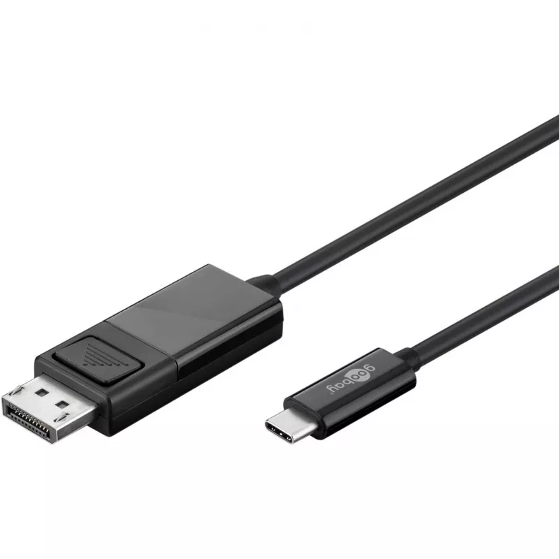 Goobay USB-C a DisplayPort. M/M. Nero