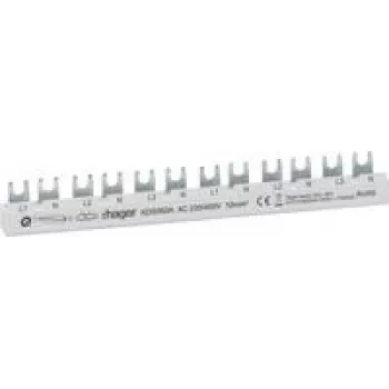 Hager barra di fase KDS563A 12 mod. 63A L1N-L2N-L3N