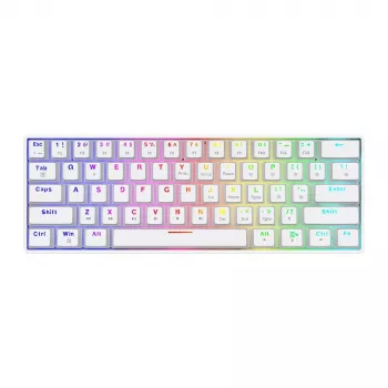 Tastiera meccanica Whiteout X2, Blue Outemu, Hot Swap Savio Savgk-white