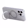 Custodia protettiva magnetica per cellulare Joyroom JR-BP004 per iPhone 15, trasparente, sottile, magneti integrati