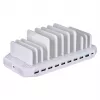 Stazione di ricarica organizer UNITEK Y-2190 da appoggio bianco