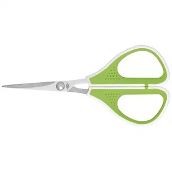 Forbici WEDO 975 411 universali taglio dritto singole 114 mm, verde/bianco