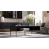 Cama PALAZZO BIS tavolo/panchina 110x60x40 nero opaco