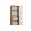 Comodino ALMA rovere artisan/bianco