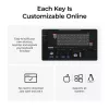 Tastiera meccanica Keychron K4 HE con switch magnetici Gateron Double-Rail Nebula, wireless, nero, layout US