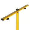Stativo MACLEAN MCE583 regolabile in altezza per fari, struttura in metallo, giallo