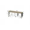 Cama supporto TV LOTTA 140cm bianco + rovere sonoma