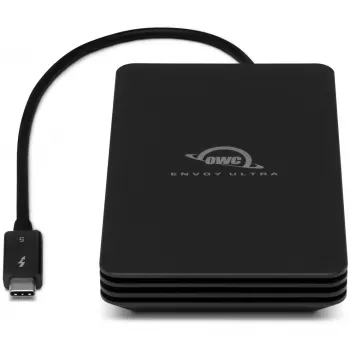 OWC Envoy Ultra - SSD - 2 TB - esterno (portatile) - M.2 NVMe (M.2 NVMe) - Thunderbolt 5 (connettore USB-C) - nero (OWCTB5ENVU02)