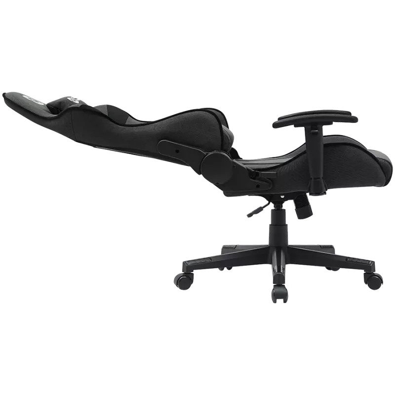 Canyon FCH01 - Crest - sedia gaming con rivestimento in tessuto - grigio