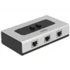 Hub DeLOCK 87673 1000 Mbit/s nero grigio