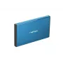 Case esterno HDD/SSD NATEC Rhino GO 2,5 pollici — USB 3.0, SATA III, fino a 4 TB, 9,5 mm, alluminio, blu