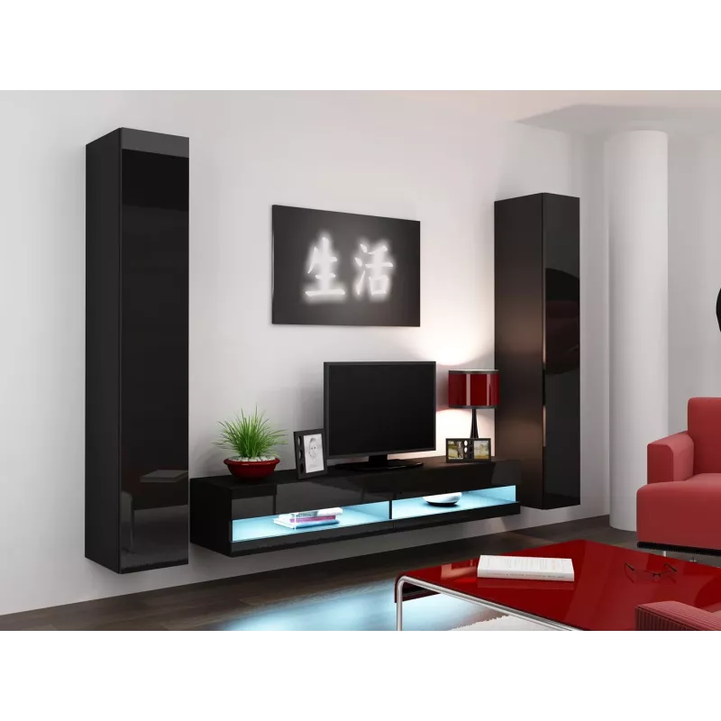 Cama supporto TV VIGO new 30/180/40 nero/nero lucido