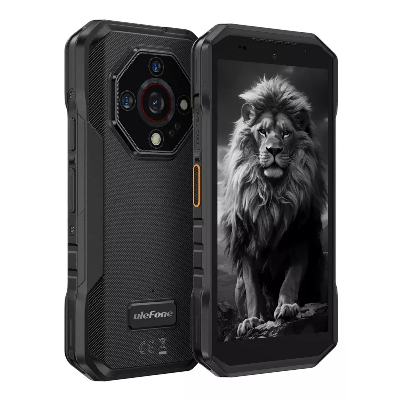 Ulefone Armor X32 Pro 5G smartphone, 5,65 pollici, 8 GB RAM, 256 GB, IP69K, Android 14, Future Black