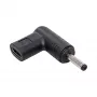 Adattatore di ricarica USB-C a DC 3,5 x 1,35 mm per notebook Akyga AK-ND-C05, 18,5-20 V, 100 W