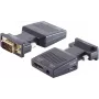 Adattatore per cavi VGA (D-Sub) a HDMI + 3,5 mm ShiverPeaks BS10-01005