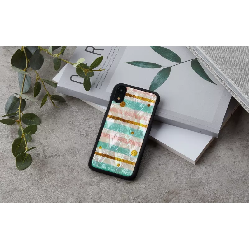 Custodia protettiva per cellulare iKins per iPhone XR — custodia protettiva mint nero
