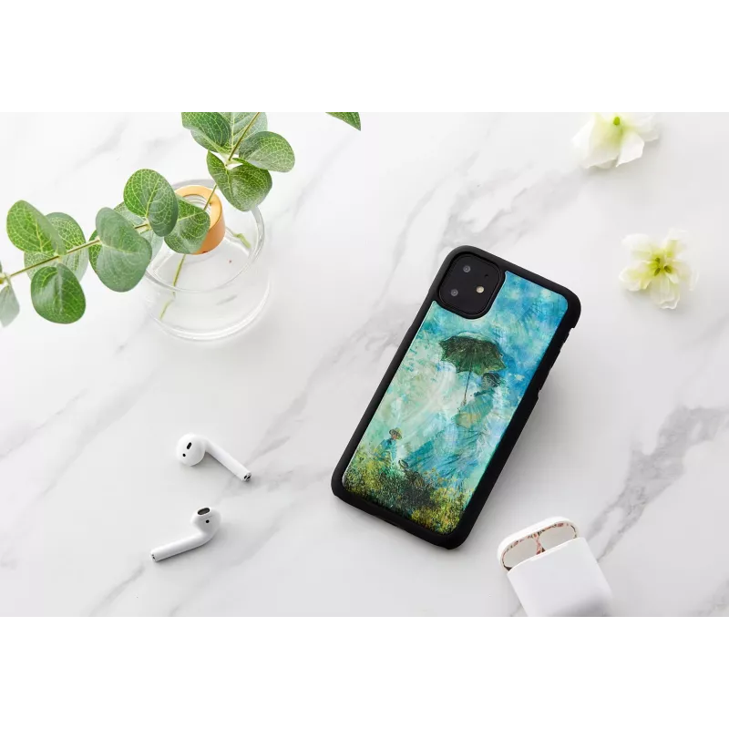 Custodia per smartphone iKins per iPhone 11 — design Camille nero, custodia protettiva