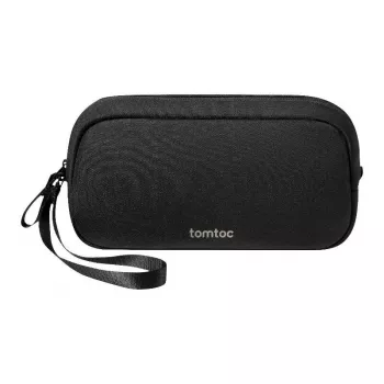 Borsa accessori Tomtoc Light-T12 di Tomtoc (nero) — organizer compatto per cavi e piccoli accessori