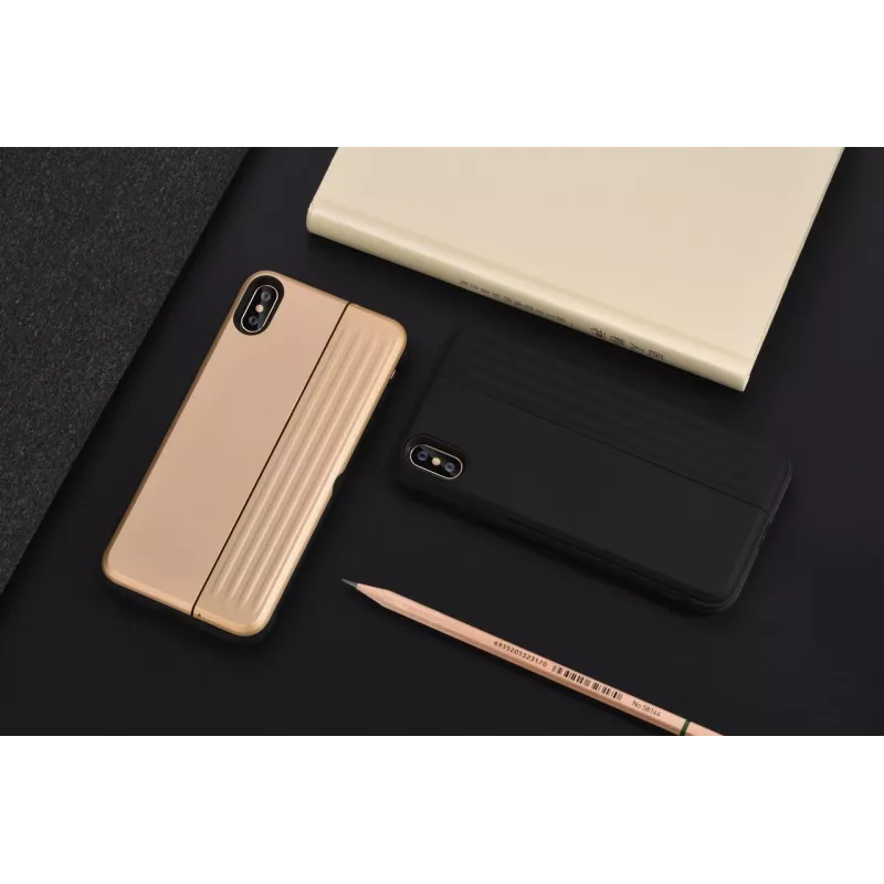 Custodia protettiva Devia H-Card Series per iPhone XS Max 6.5, oro