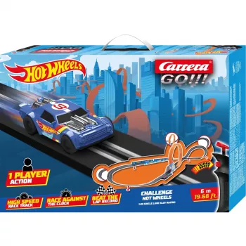 Set pista slot car CARRERA GO!!! Challenge Hot Wheels 20068000 scala 1:43