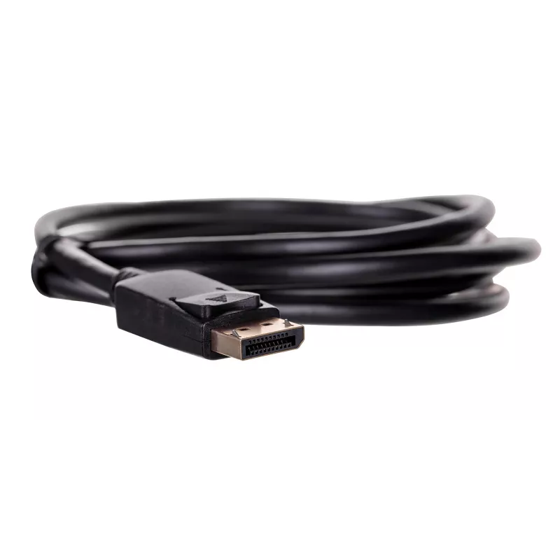 Cavo DisplayPort SAVIO CL-136, DisplayPort maschio-maschio, 2 m, DP 1.2, contatti dorati, nero