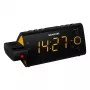 Radio sveglia SENCOR SRC 330 OR — radio sveglia FM con display LED da 1,2 pollici, doppia sveglia, proiezione rossa a 180°, temperatura interna, batteria tampone