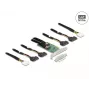 Scheda DeLOCK PCI Express 4.0 x16 a 4 x SFF-8639 NVMe - Bifurcation - formato Low Profile