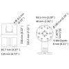 Hikvision DS-1473ZJ-135 accessorio per telecamera di sicurezza lampada
