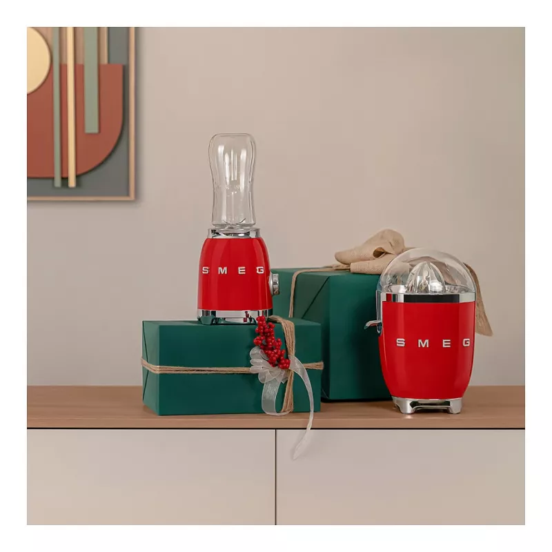 Spremiagrumi elettrico Smeg CJF11RDEU 70 W rosso acciaio inox
