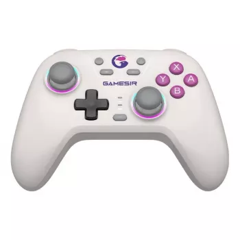 Controller wireless GameSir T4n bianco — Bluetooth, design ergonomico