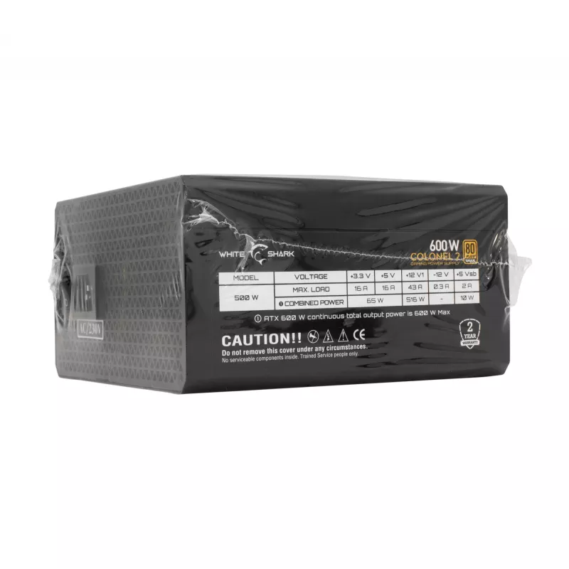 Alimentatore White Shark GPSU-B600S Colonel-2 600W
