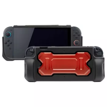 Custodia rigida Nintendo Subsonic SA5715 TPU nero rosso