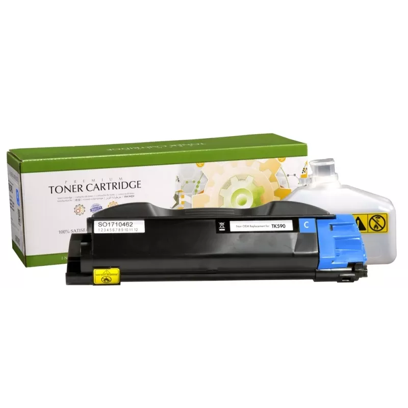 Cartuccia toner STATIC, compatibile con Kyocera TK-590C, ciano, compatibile, 5.000 pagine