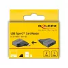 Lettore di schede DeLOCK 64117 USB 3.2 Gen 1 Type-C grigio