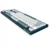 Tastiera gaming Montech MKey TKL USB Grigio scuro, Azzurro, Bianco