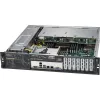 Super Micro Supermicro SC823M TQC-R802LPB - rack - montabile in rack - 2U - ATX migliorato ed esteso - SATA/SAS - hot-swap 800 Watt - nero (CSE-823MTQC-R802LPB)