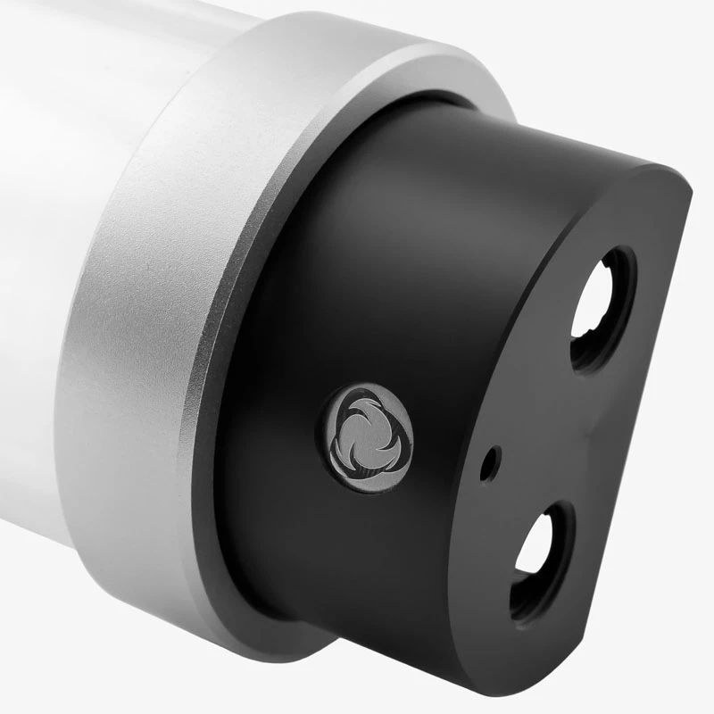 Vaschetta Singularity Protium 250 mm acetal – serbatoio refrigerante inline per circuiti di raffreddamento a liquido personalizzati