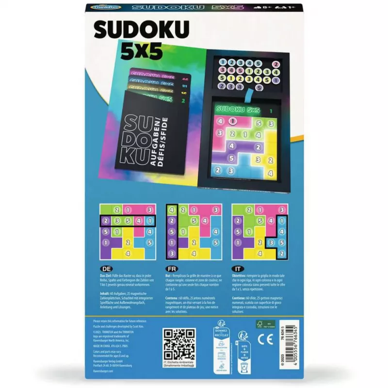 Sudoku 5x5, gioco puzzle
