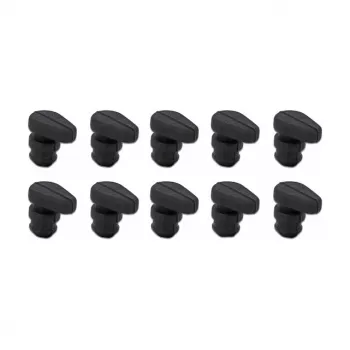Delock 18305 Tasselli in gomma per il montaggio di SSD / moduli M.2, nero, 10 pz.