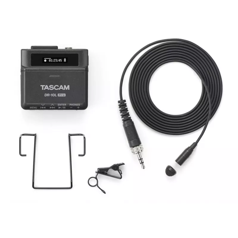 Tascam DR-10L Pro registratore digitale portatile con microfono lavalier