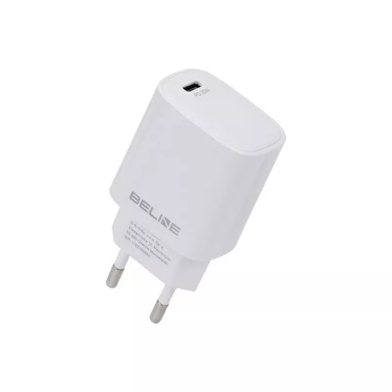 Caricabatterie Beline Beli2161 20W PD 3.0 bianco adattatore a ricarica rapida USB-C