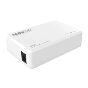 Switch unmanaged TOTOLINK S505-V5 5 porte Fast Ethernet 10/100 bianco