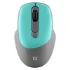 Defender Feam MM-296 52294 mouse wireless, click silenzioso, ottico, 1600 DPI, USB, menta