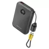 Powerbank Vention FKAB0-C 10000 mAh, 2× USB-C + 1× USB-A, 22,5 W, nero
