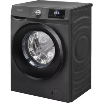 Lavasciuga Bomann WAT7186 a libera installazione 8 kg lavaggio / 5 kg lavaggio e asciugatura, 1400 giri/min, titanio nero