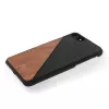 Custodia in legno e pelle Woodcessories EcoSplit per iPhone 7 Plus / 8 Plus — noce nero